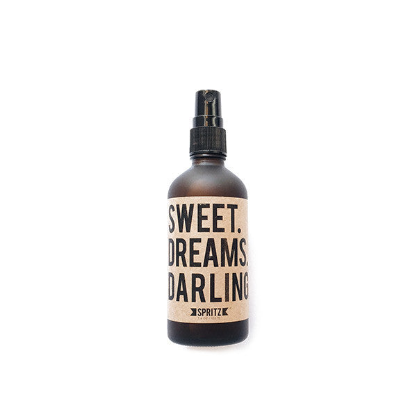 Happy Spritz Sweet Dreams Darling - Lavender and Chamomile Essential Oil Spray that helps you get asleep fast! 
